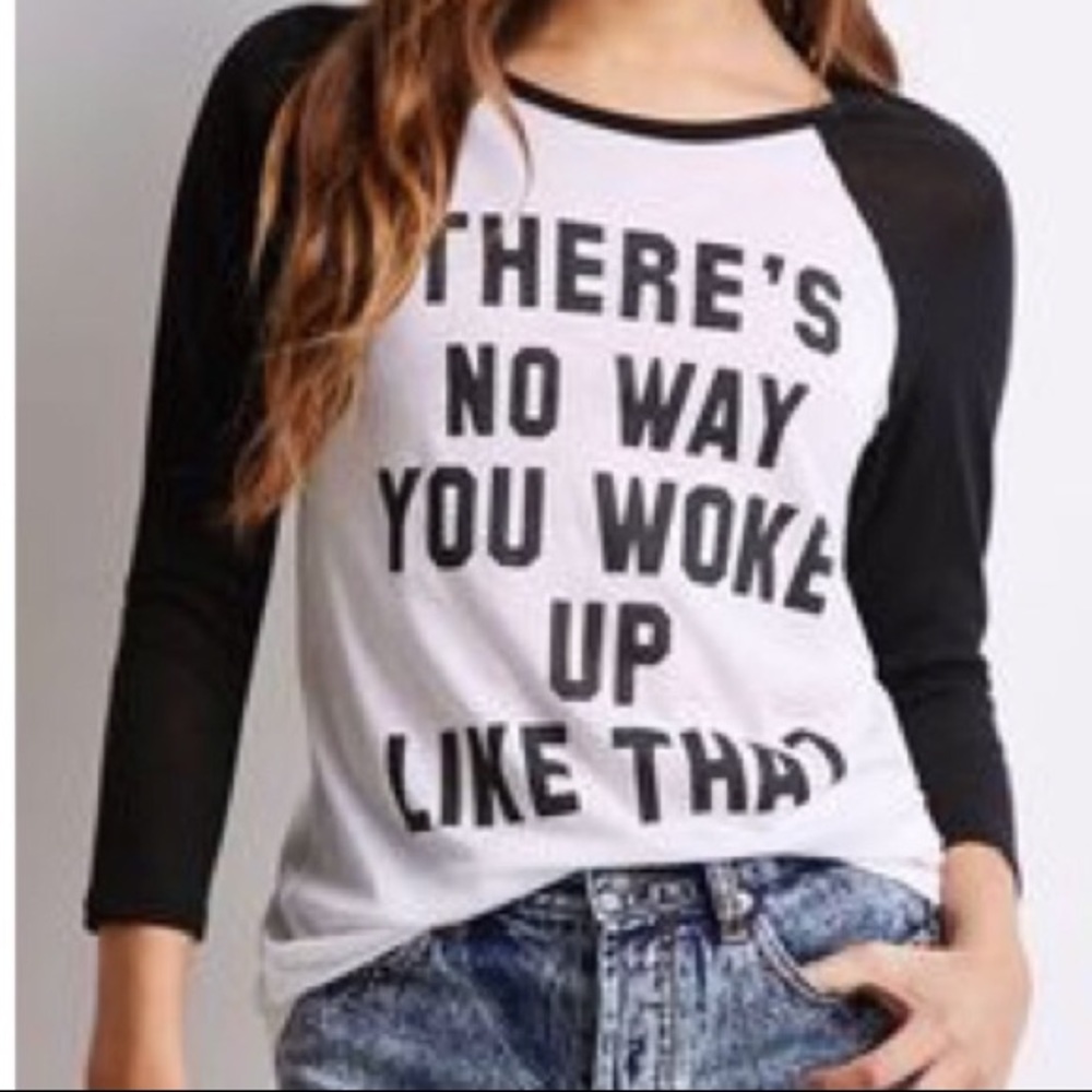 •forever 21• baseball tee